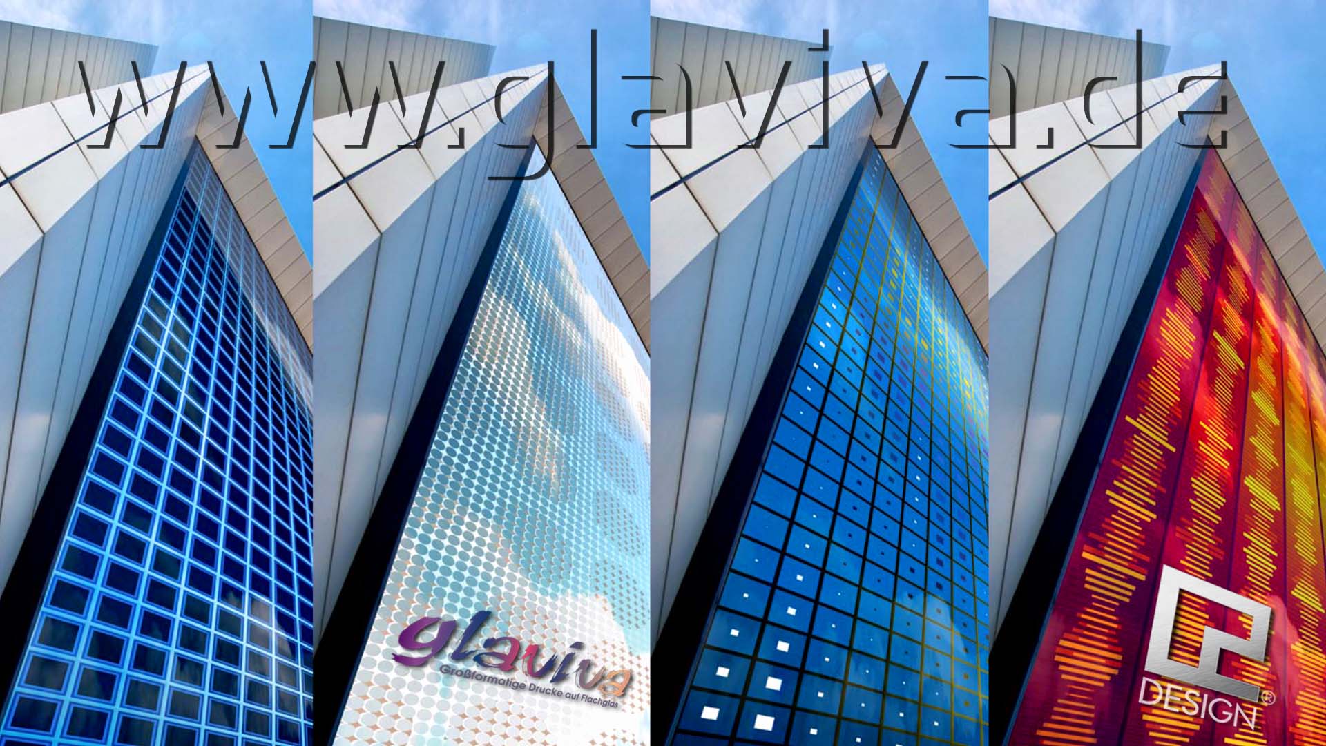 GLAVIVA • GLAS-ARCHITEKTUR • Interaktives Design von Glaviva zur digitalen Bedruckung von Glastreppen - Glastüren - Glastische - Küchenrückwände - Glasgeländer - Glasböden - Glasfassaden • C2 DESIGN INTERAKTIV • GLAVIVA - DIGITALDRUCK AUF GLAS