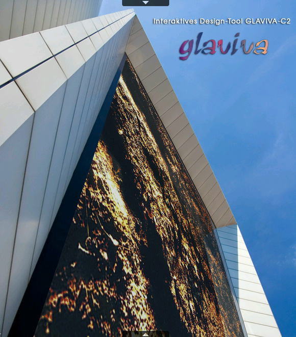 GLAVIVA ® GLAS-BEDRUCKUNG • Fotos - Ideen - Anregungen - Bilder - Beispiele als Design-Vorlagen zum Digitaldruck auf Glas • Fotodruck auf Glas von GLAVIVA ® Design und Digitaldruck auf Glas in der Architektur • Interaktives Glas-Design-Tool • Glasfassade Rost